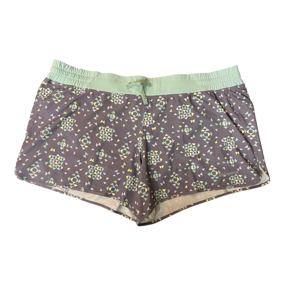 Patagonia Women's Nine Trails Running Shorts Lined 4” Inseam Smokey Violet SZ XL